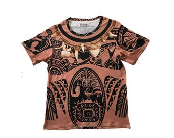 Men's Maui Moana Inspired Disneybound Shirt