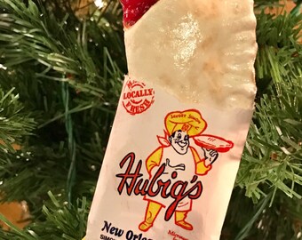 New Orleans Cherry Hubig's Pie Ornament