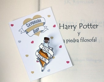 Harry Potter Brooch, Felix Felicis Brooch, Harry Potter Pin