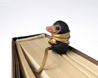 FREE SHIPPING Christmas in July Niffler bookmark Fantastic Beasts Miniature Where to Find Them Magical Creatures Sculpture Harry Potter