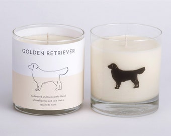Golden Retriever Soy Candle Soy Candle Hostess Gift Dog Candle Golden Retriever Rescue Gift Candle The Original Scripted Fragrance Candle