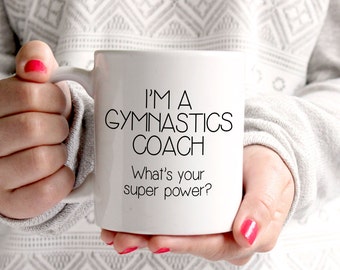 Gymnastics Coach Gift - Christmas Gift for Gymnastics Coach - Christmas Present for Gymnastics Coach - Gymnast Gift - Gymnastics Coffee Mug