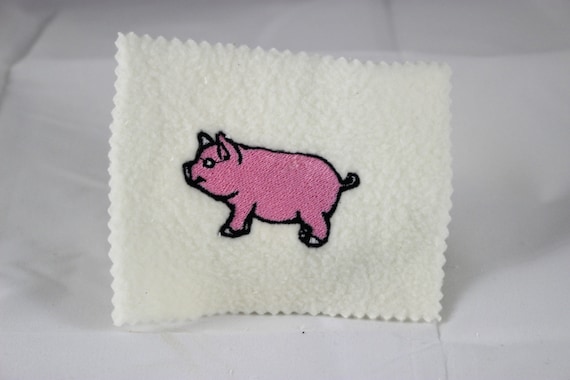 Pig Embroidery Design Embroidered Pig Pattern by PattysAppliques