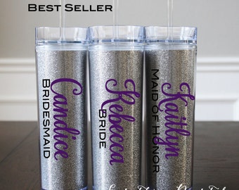 Personalized Tumbler, Bridesmaid Gift, Wifey, Personalized Water Bottle, Team Gift, Monogram Tumbler, Personalized Tumbler, Personalized Cup