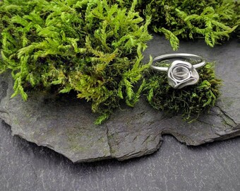 Chunky Silver Ring, Meteorite ring, Celestial ring, Silver Comet Ring, Statement Ring, Sterling Silver Ring, Organic Rounded Form, Boulder