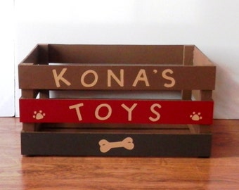 View of Wood dog crate | Etsy
