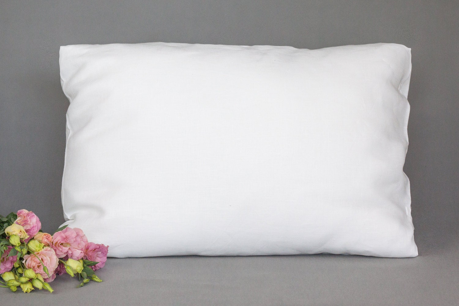 white pillow cases