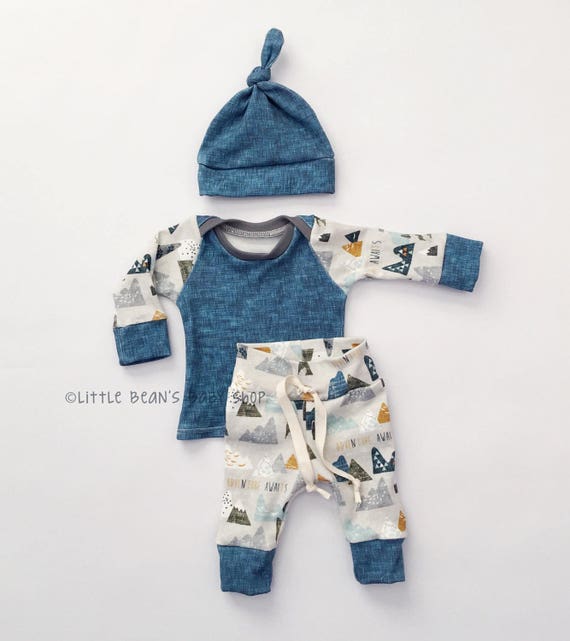 baby boy // baby boy coming home outfit // handmade baby