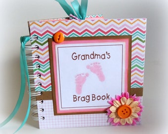 GRANDMA’S Brag Book photo album scrapbook by secondsisterdesigns