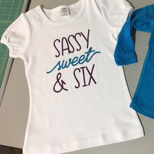 sweet sassy and six shirt