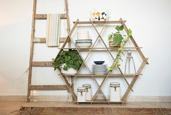 Grote houten keuken planken plaat rack opslag door rucheshelving