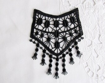 2Pcs.Pocket Lace Dentelle Pocket Patch Lace Pocket PatchLace Pocket Applique Blak Lace Pocket Sew on Pocket