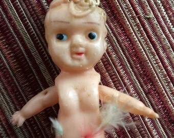 Celluloid Doll,40s Doll,Flapper Doll,Celebration Doll,Party Doll,Kewpie Doll,Retro Doll,40s Souvenir,Flapper,30s Doll,Antique Doll,Old Doll