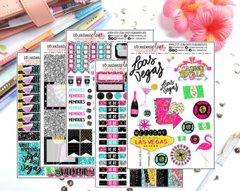 Deluxe Deco Kit- Las Vegas for Erin Condren Life Planner/Planners