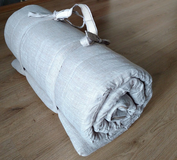 Eco Flax mattress for MILITARY COT Linen mattress filled