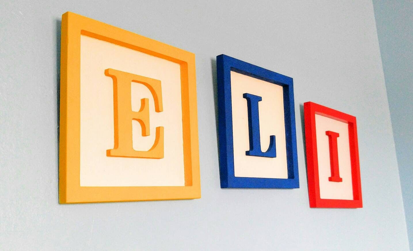 Large Toy Story 10x10 custom made Alphabet block decor