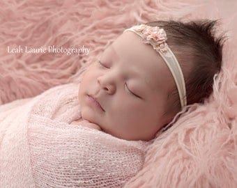 Blush Flokati Faux Fur, Photo Prop, Flokati, Baby Photo Prop, Newborn Photography, Faux Fur Rug, Baby Prop, Baby Blanket, Long Hair Fur