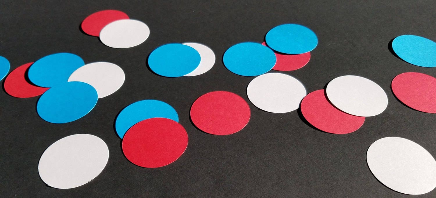 Cardstock Circles, Die Cut Circles, Cardstock Circle Cutouts, Circle