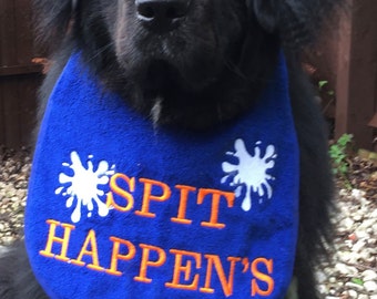 Spit Happens big dog slobber/drool bib