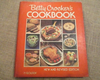 Vintage 1978 Betty Crocker Hardback Cookbook, Recipes, Cookbook, Book Decor