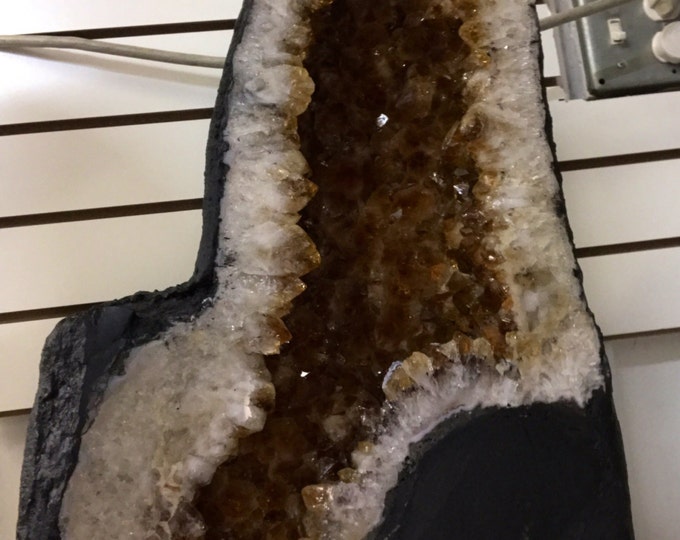 60LBS Citrine Geode Cathedral 20" tall from Uruguay- Citrine Cluster \ Raw Citrine \ Citrine Crystal \ Crystal Citrine \ Citrine Point