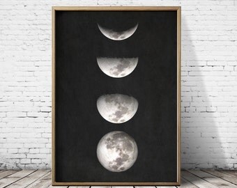 Moon Wall Art moon wall art | etsy Moon Wall Art moon wall art | etsy