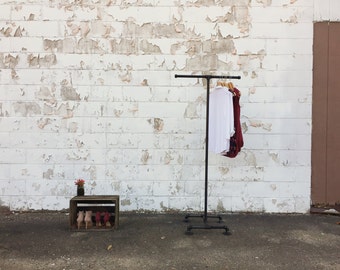 Industrial Clothing Rack - 2 Way