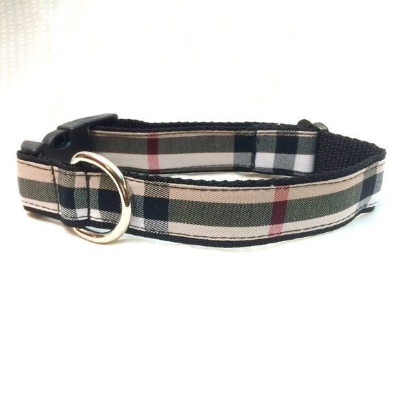 Tartan Plaid Dog Collar Leash or Step In Harness by TheFrenchDog
