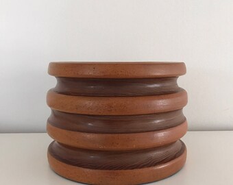 vintage wood bowl, hand turned wooden bowls, wooden bowls, wood bowls | planter, key dish, table centerpiece, boho decor