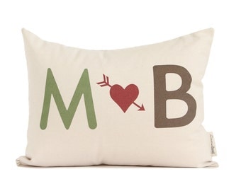 Valentines Gift for him, Gift for her, Housewarming, Anniversary Gift, 2nd Anniversary, Couples Gift, Throw Pillows
