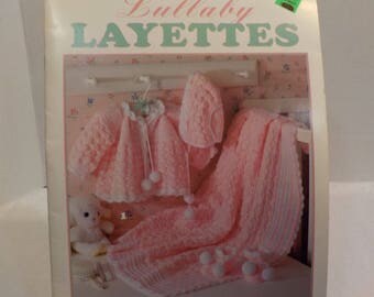 Lullaby Layetts For Baby Vintage Crochet 4 Patterns by Leisure Arts
