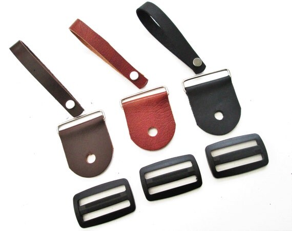 NEW Guitar Strap Kit Combo Leather Ends and by westcoastweave