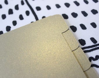 Planner Dividers - Gold Leaf in Pocket and Personal Size