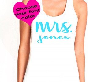 Bride Tank Top, Future Mrs Tank Top, Future Mrs Shirt, Bridal Tank Top, Bachelorette Tank Top,Gift for Bride. Bridal Shower Gift. Bride Gift