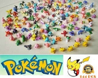 Pokemon Mini 144 PCS Set HOT Mini Action Figures Pokémon Go Toy Gift Set