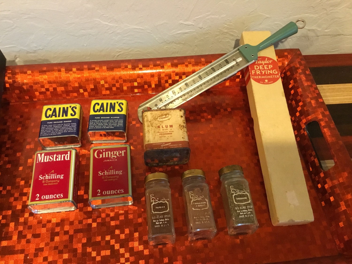 Vintage Spice Containers