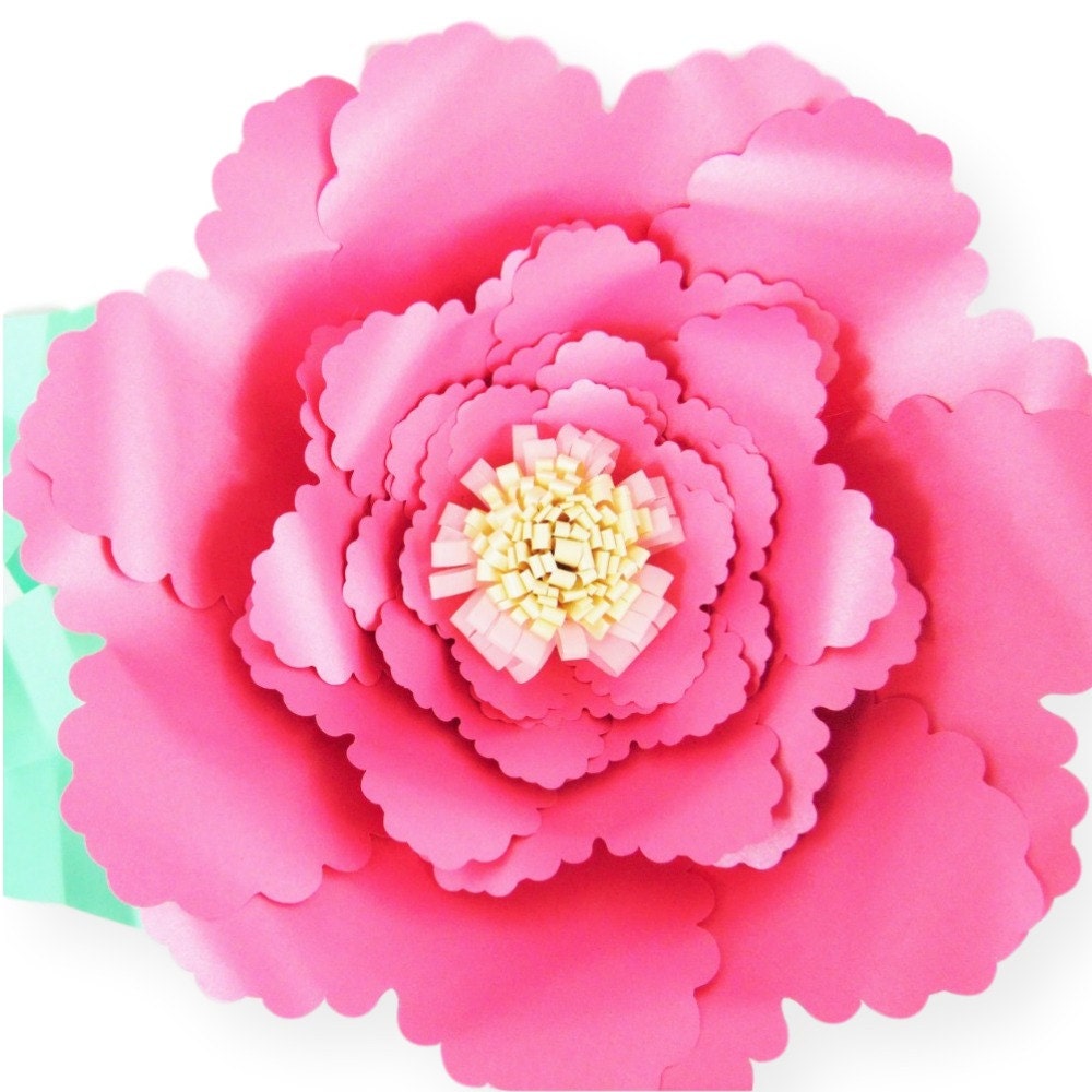 Download Giant Paper Flower Templates DIY paper flowers SVG flower