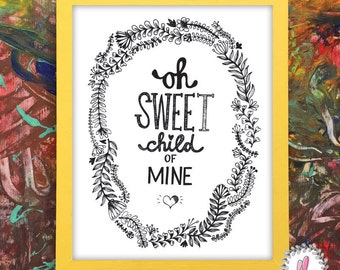 Sweet Child Of Mine / Download Sweet Child O' Mine Sheet Music By Guns N' Roses ... : Sweet little band — sweet child of mine.