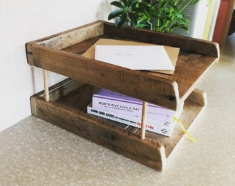 Wooden Desk Organizer Wooden Desk Organizer