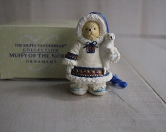 Muffy Vanderbear 1994 Muffy of the North Ornament, Muffy Vanderbear Collection, Christmas Ornaments, Christmas Deco, Collectible Ornaments