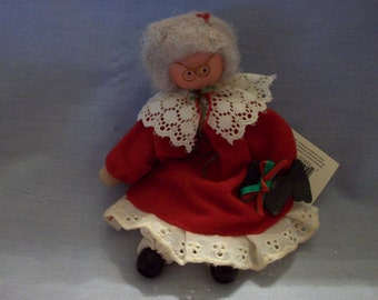 Mrs claus doll | Etsy