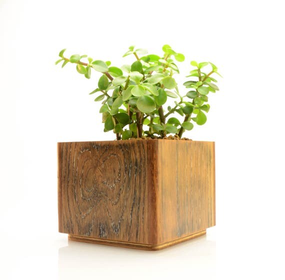 Modern Square Planter Rustic Wood Indoor Flower Pot Modern Square Planter Rustic Wood Indoor Flower Pot