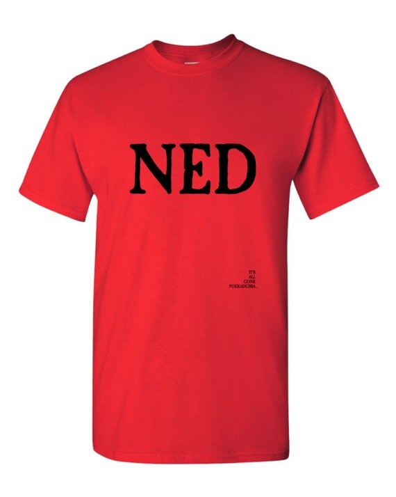 NED T-SHIRT. by PUKKADUBBA on Etsy