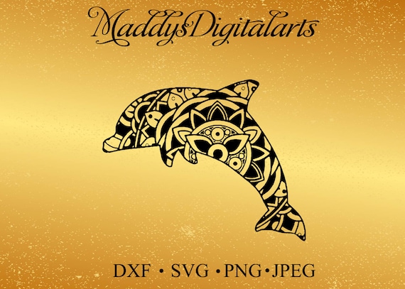 Download Mandala Dolphin SVG FileDecorative Dolphin SVG Vector svg