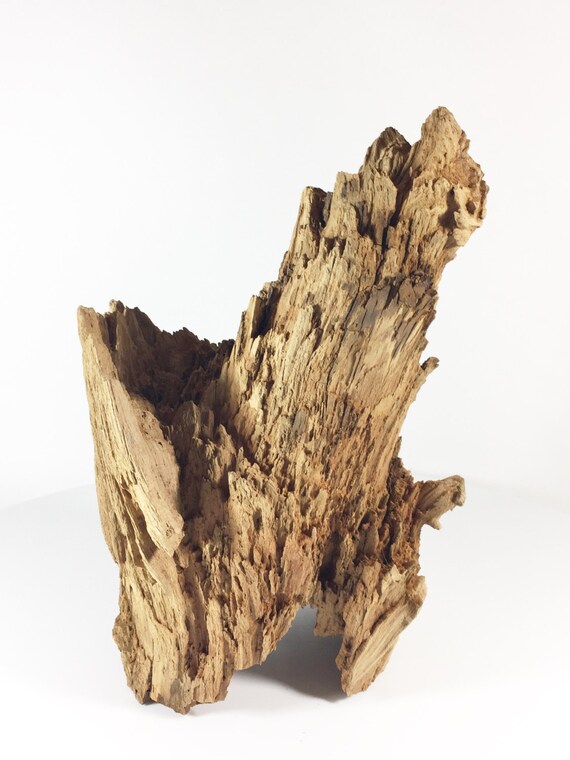 8Wx12H Driftwood Stump for Aquarium Terrarium