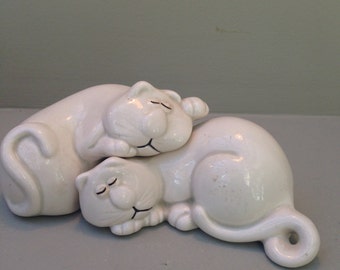 Fitz and Floyd "Cat Nap" Salt and Pepper Shakers