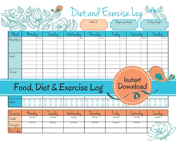 Exercise And Diet Journal App