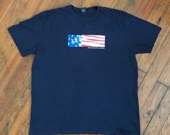 Vintage Polo Ralph Lauren Flag Box Logo