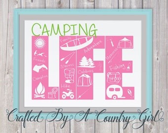 Camping Svg, Vinyl, cut file, vinyl, decal family, smores, life design, life svg, summer, yeti decal, cuttable, cut file, svg cut file