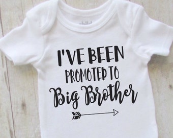 Big brother shirt - brother shirt - ive been promoted to big brother - big brother baby bodysuit - pregnancy announcement - new brother